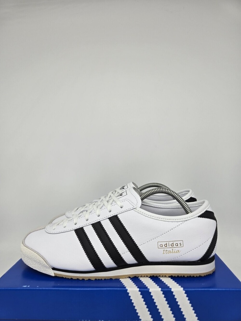 adidas Men's Italia 70s JS1323 White Black Gum Shoes Size 9.5